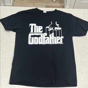 Black 'The Godfather' T-Shirt